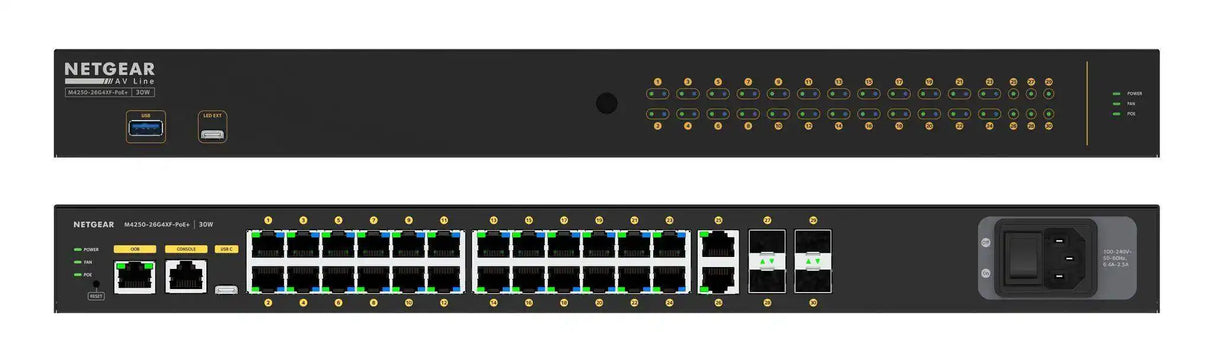 Crestron 30 Port PoE+ Managed Switch - CEN-SWPOE-30 Networking Crestron