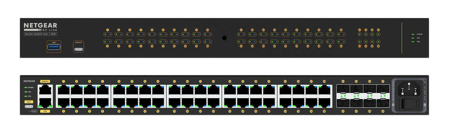 Crestron 48 Port PoE+ Managed Switch - CEN-SWPOE-48 Networking Crestron