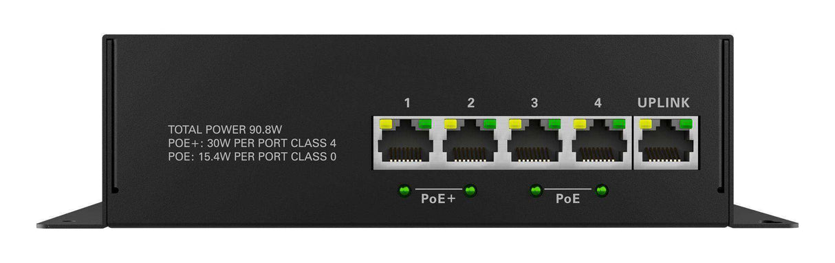 Crestron CEN-SWPOE-5AC 5-Port PoE Network Switch Networking Crestron