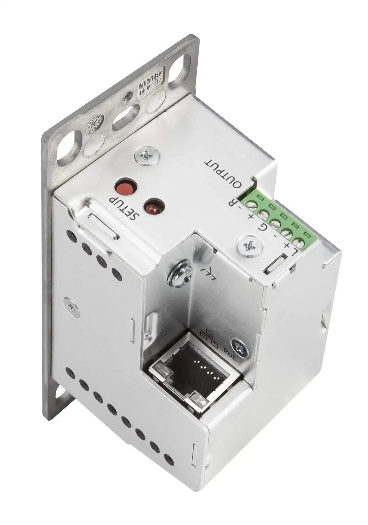 Crestron DM-NAX-2XLRI-1G DM NAX® Audio-over-IP Wall Plate with XLR, Black, 1‑Gang Room Control Crestron