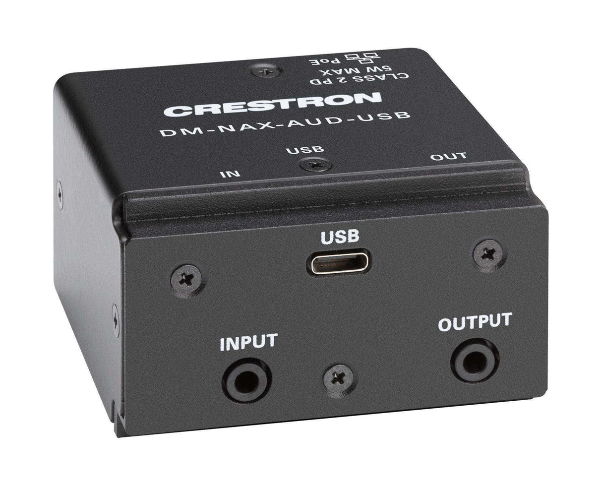Crestron DM-NAX-AUD-USB DM NAX® Audio-over-IP Converter with USB-C® Audio Input and Output Room Control Crestron