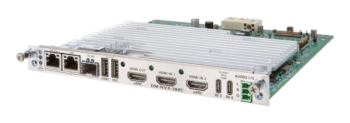 Crestron DM-NVX-384C 5K 4x1 AV-over-IP Switcher Card with HDMI® and USB-C® Connectivity Video Transmitters Crestron