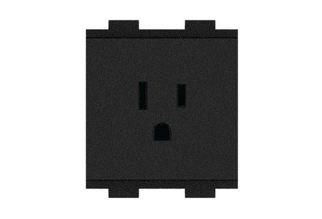 Crestron FT2A-PWR-US-1 AC Power Outlet Module for FT2 Series, Single, US NEMA 5, Type B, w/2 Under-Table Outlets & Cord Collaboration Furniture Crestron