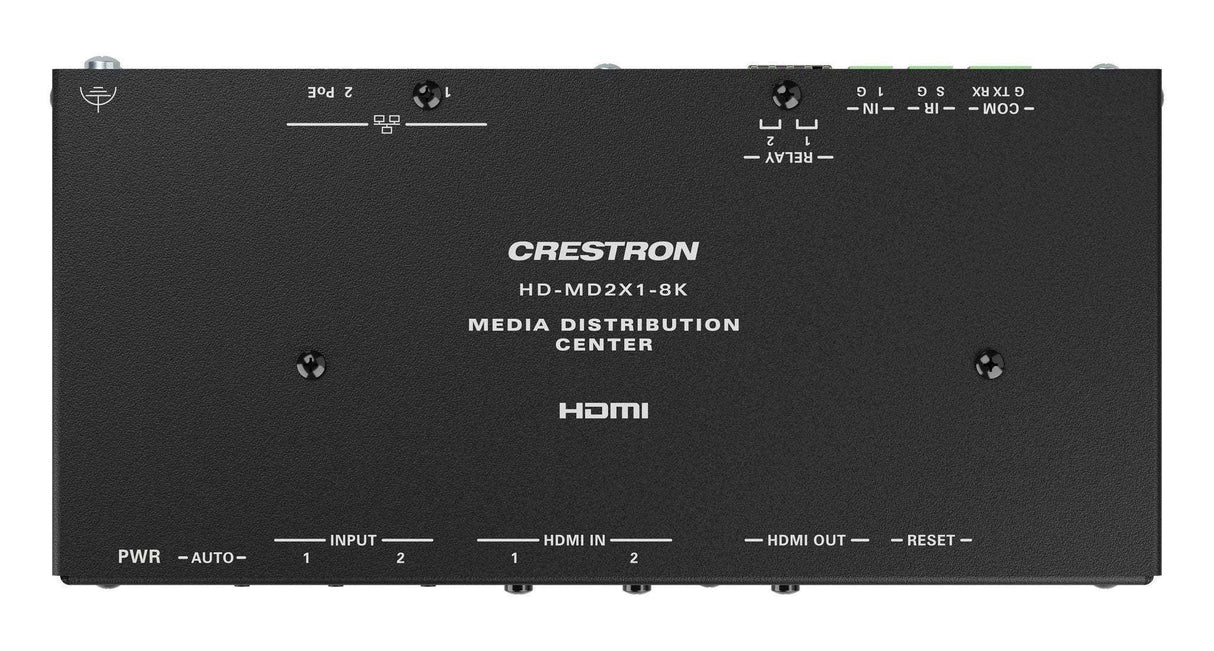 Crestron HD-MD2X1-8K 2x1 8K AV Switcher and Smart Display Controller Room Control Crestron