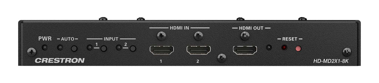 Crestron HD-MD2X1-8K 2x1 8K AV Switcher and Smart Display Controller Room Control Crestron