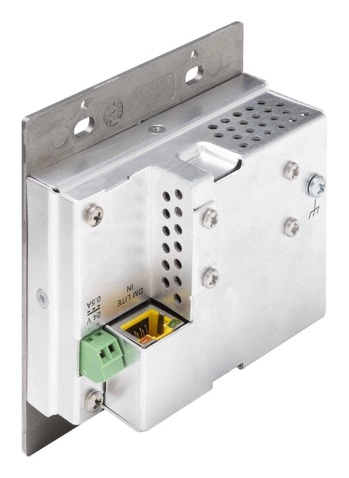 Crestron HD-RXU-4KZ-101-2G-B DM Lite® 4K60 4:4:4 Receiver for HDMI® and USB 2.0 Signal Extension over CATx Cable, Wall Plate, Black Video Transmitters Crestron