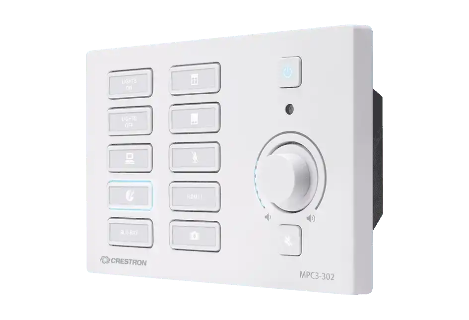 Crestron MPC3-302-W 3-Series® Media Presentation Controller 302 (White) Room Control Crestron