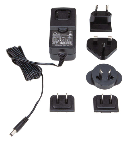 Crestron PW-2407WU Wall Mount Power Pack, 24 VDC, 0.75 A, 2.1 mm, Universal power supply Crestron