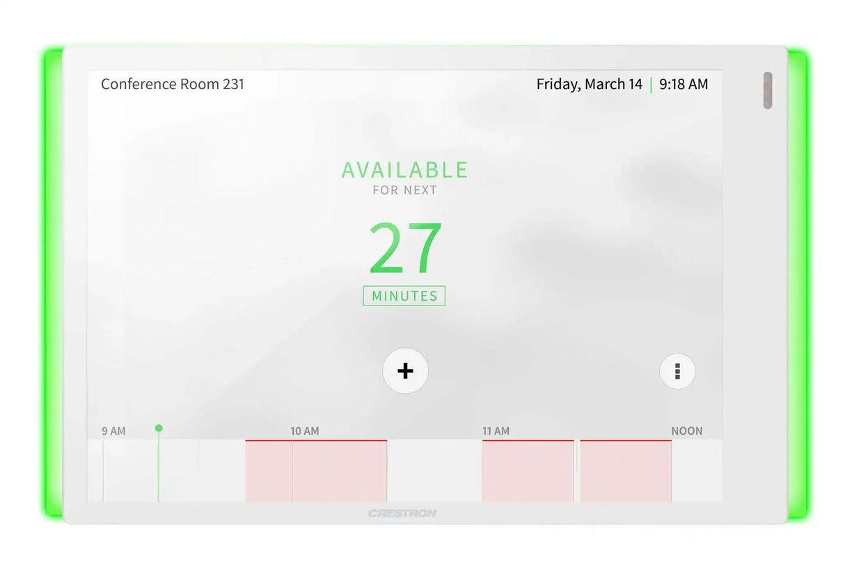 Crestron Room Availability Light Bar for TSW-770 Series (White, Smooth) - TSW-770-LB-W-S Room Control Crestron