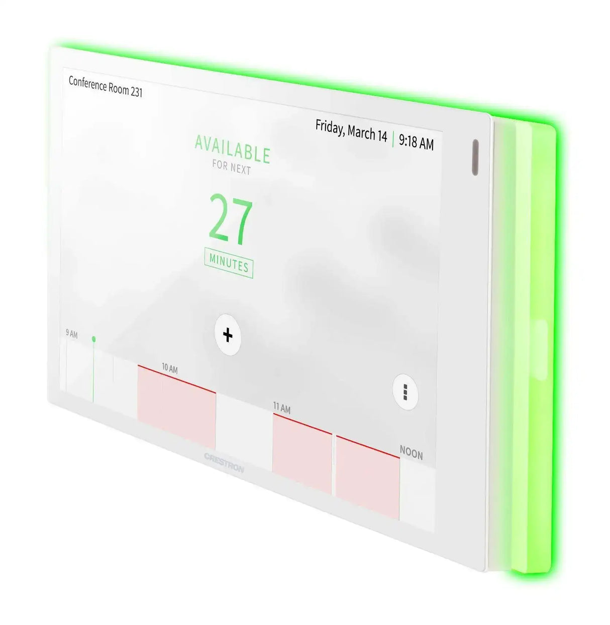 Crestron Room Availability Light Bar for TSW-770 Series (White, Smooth) - TSW-770-LB-W-S Room Control Crestron
