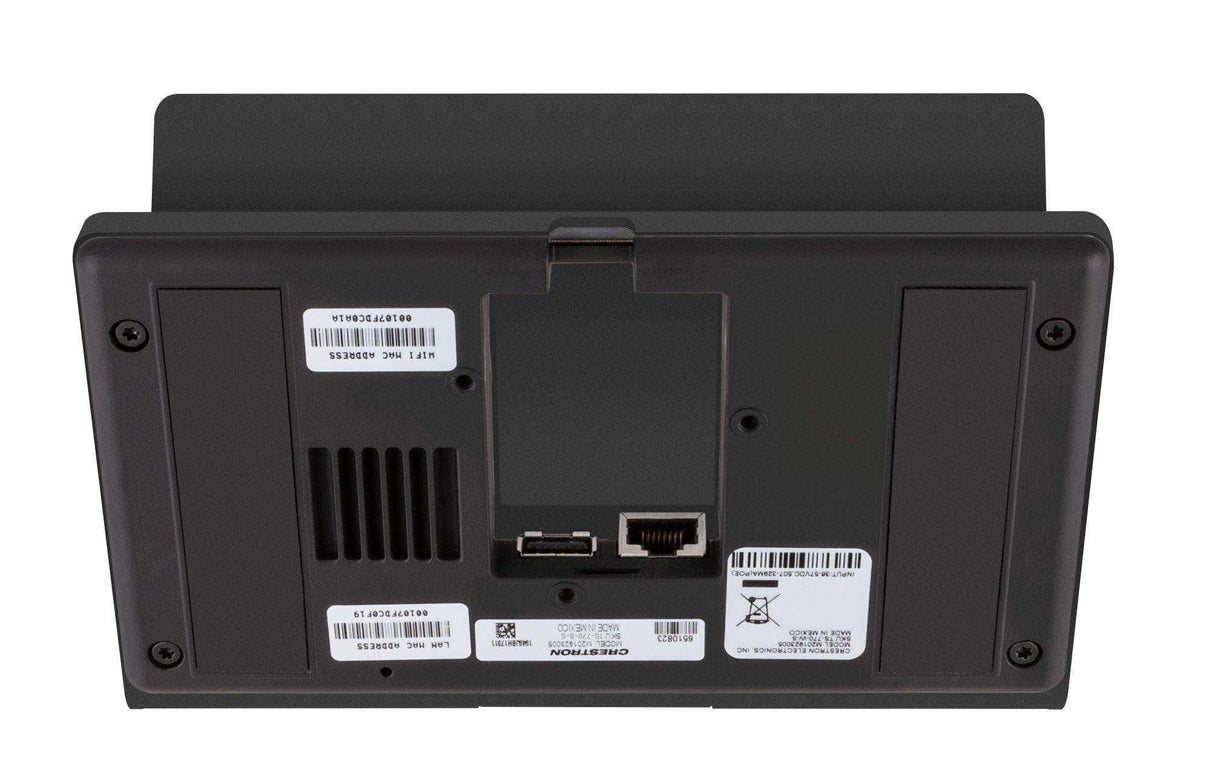 Crestron TS-770-GV-B-S 7 in. Tabletop Touch Screen, Black Smooth (Government Version) Room Control Crestron