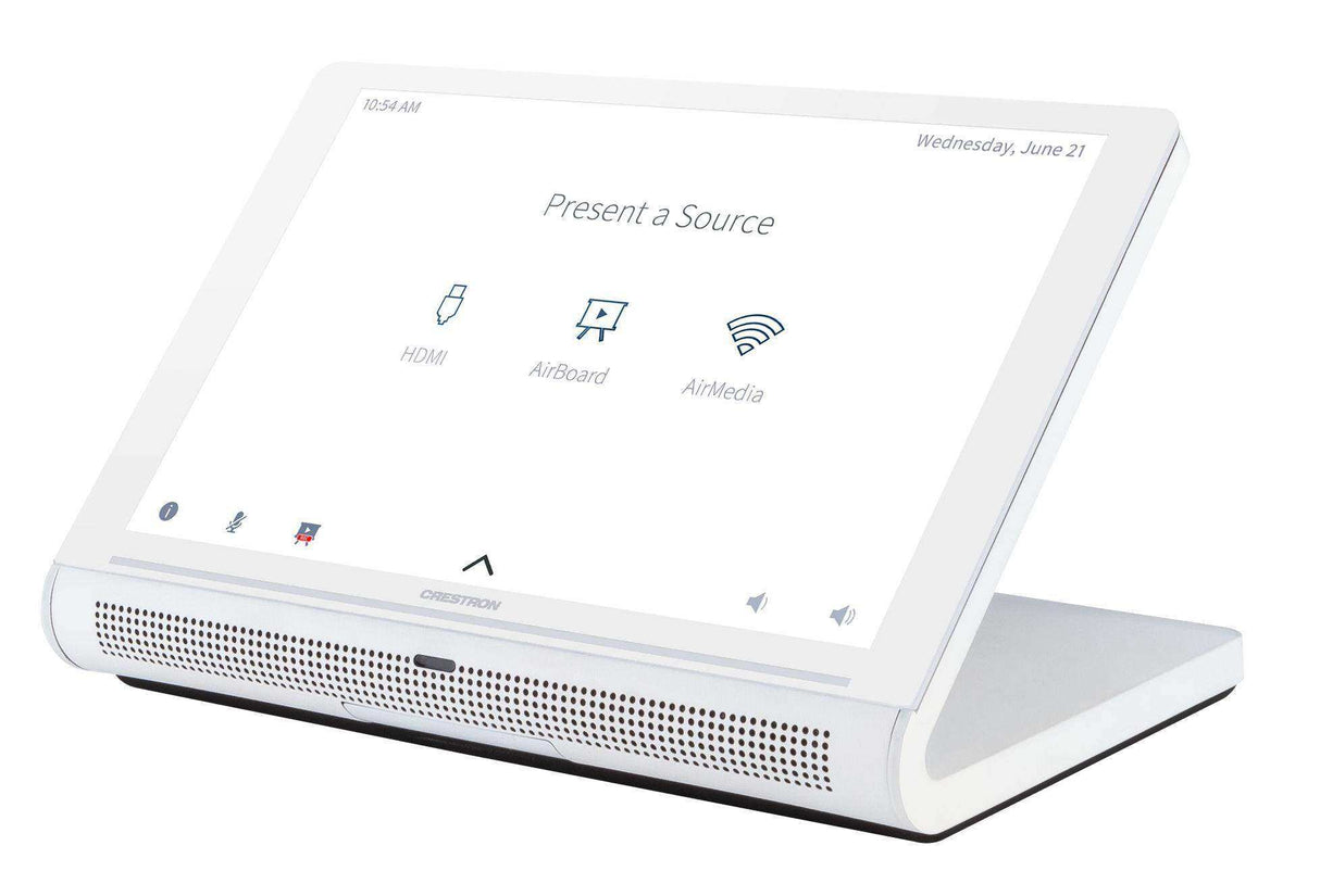 Crestron TS-770-GV-W-S 7 in. Tabletop Touch Screen, White Smooth (Government Version) Room Control Crestron