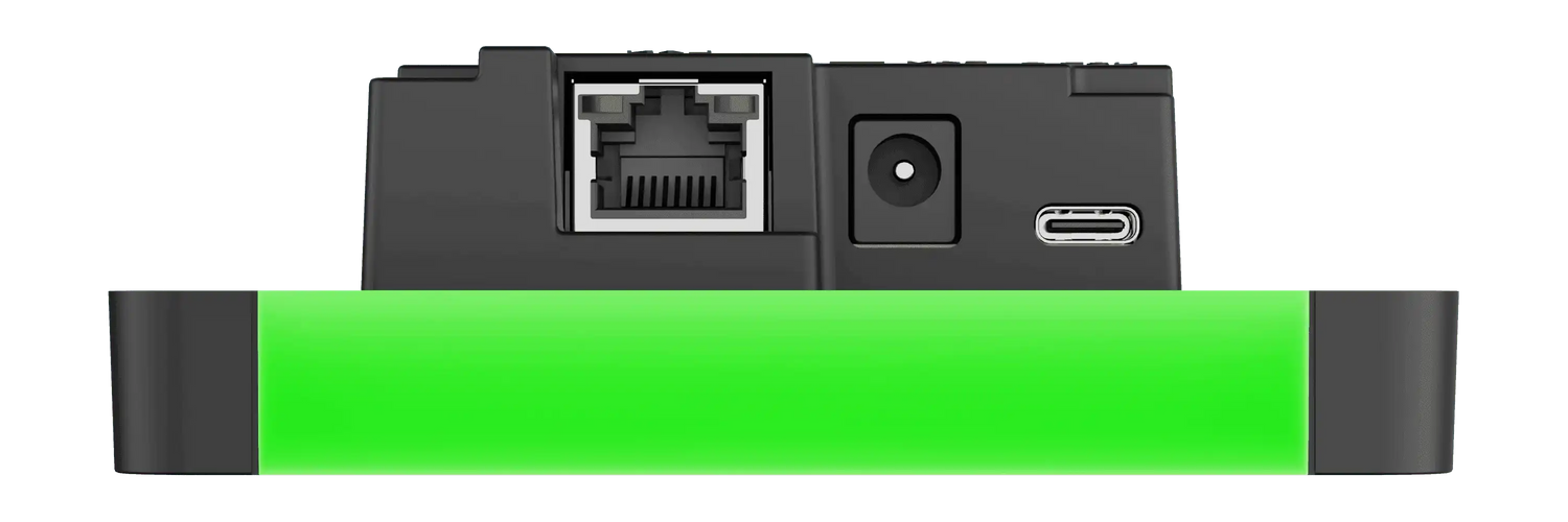 Crestron TSS-470E-B-T 3.5 in. Desk Scheduling Touch Screen, Black Textured Room Reservation Crestron