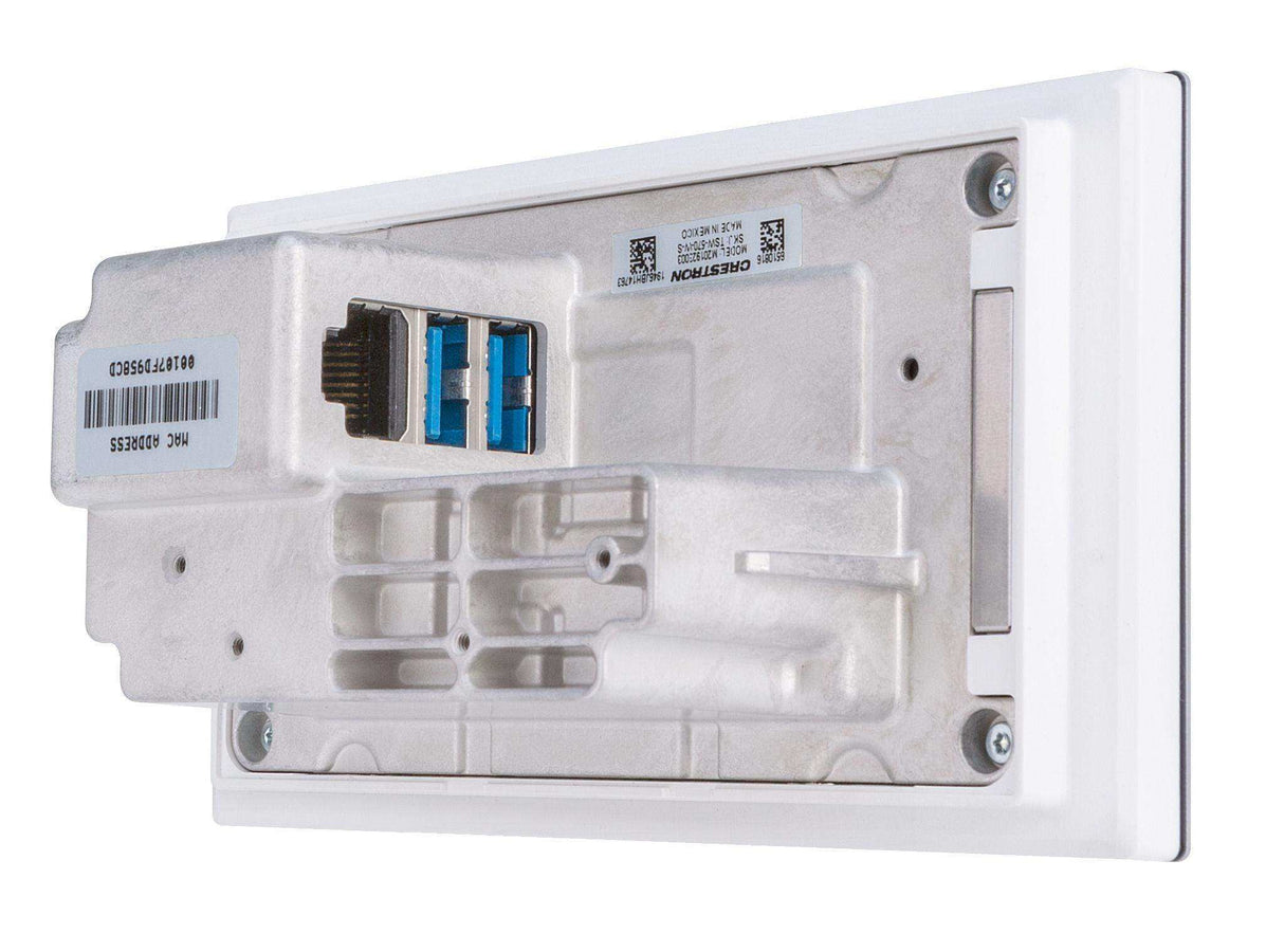 Crestron TSW-570-W-S 5 in. Wall Mount Touch Screen, White Smooth Room Control Crestron