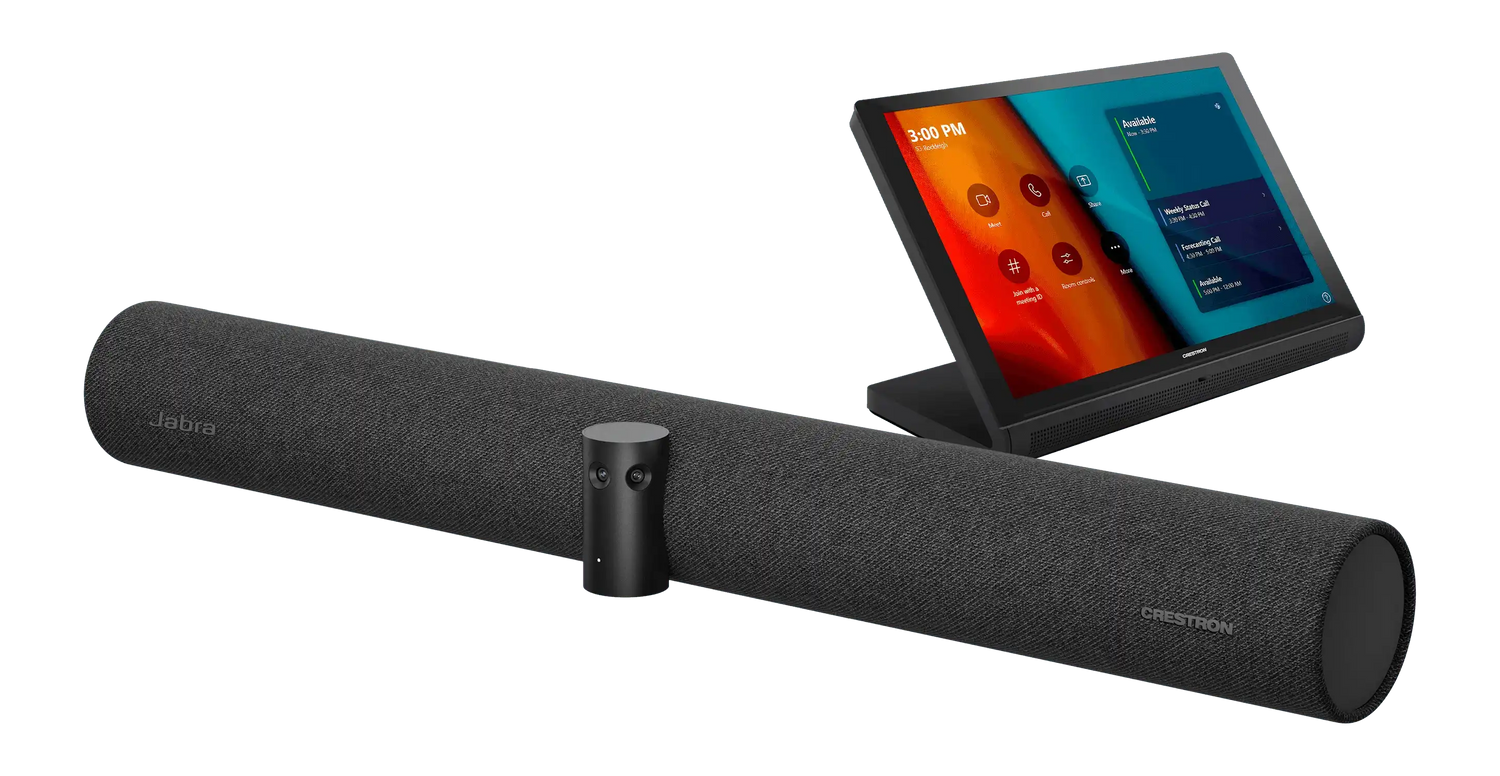 Crestron UC-B31-T Flex Small Room Conference System with Jabra PanaCast 50 Video Bar for Microsoft Teams Rooms Video Conferencing Crestron