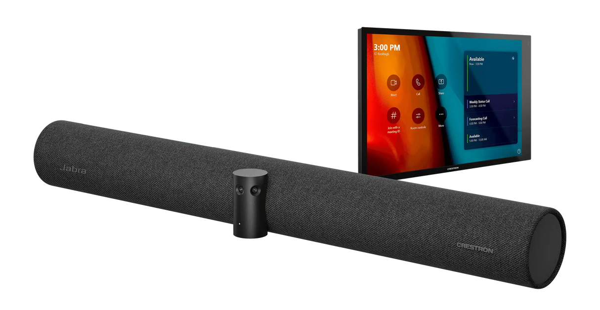 Crestron UC-B31-T-WM Crestron Flex Small Room Conference System with Jabra® PanaCast 50 Video Bar and Wall Mounted Control Interface for Microsoft Teams® Rooms Video Conferencing Crestron