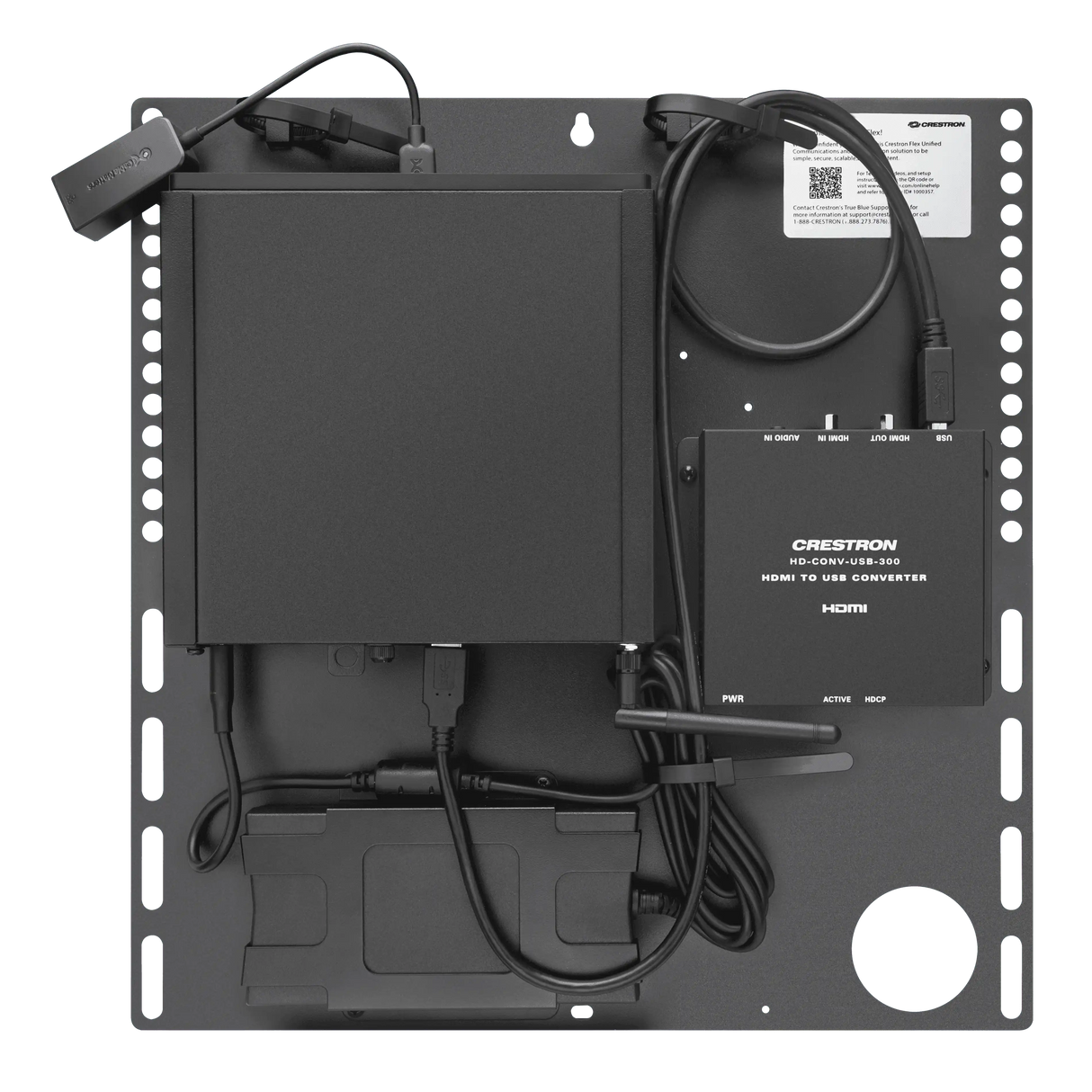 Crestron UC-B31-Z-WM Crestron Flex Small Room Conference System with Jabra® PanaCast 50 Video Bar and Wall Mounted Control Interface for Zoom Rooms® Software Video Conferencing Crestron