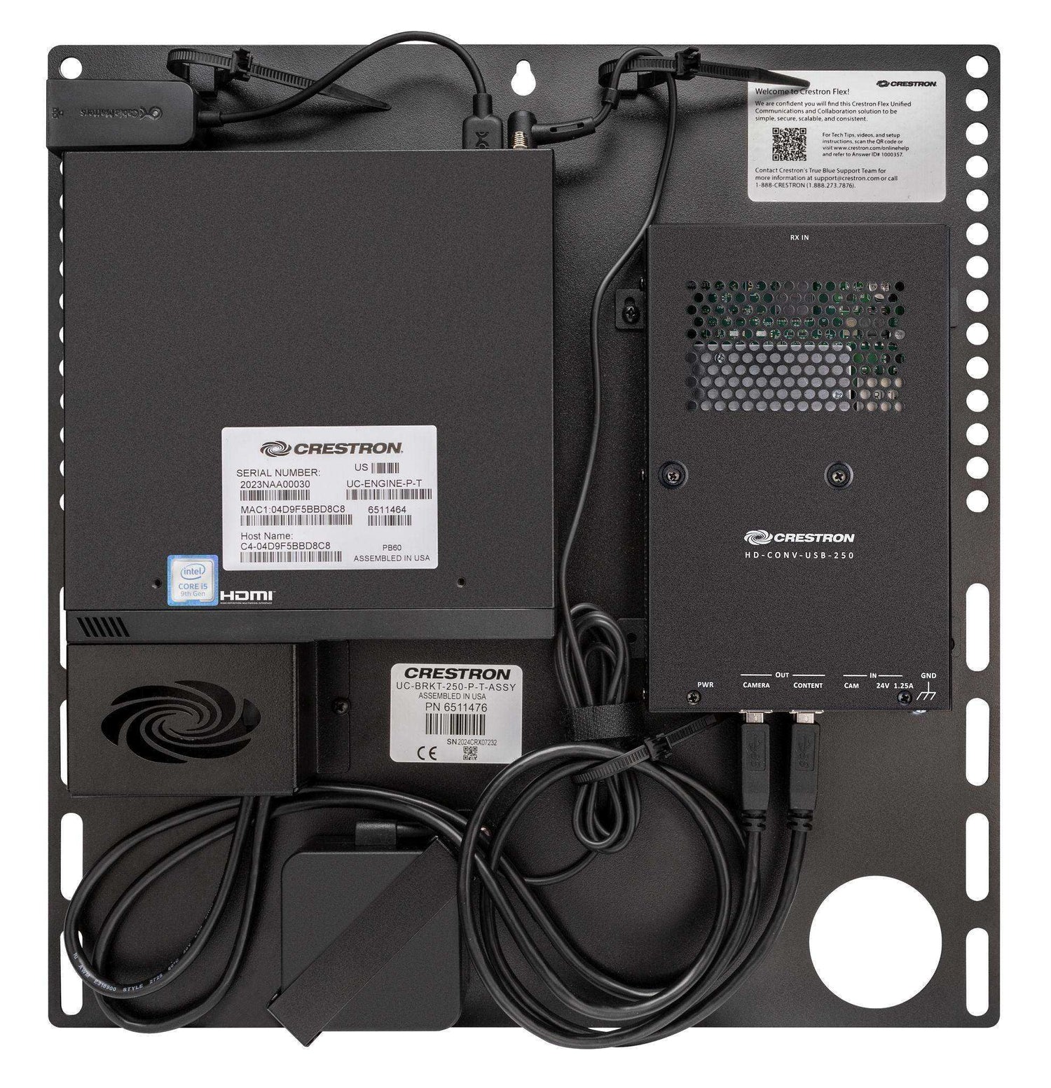 Crestron UC-BX30-T-GV Crestron Flex Advanced Small Room Conference System with Video Soundbar for Microsoft Teams® Rooms, Government Version Video Conferencing Crestron