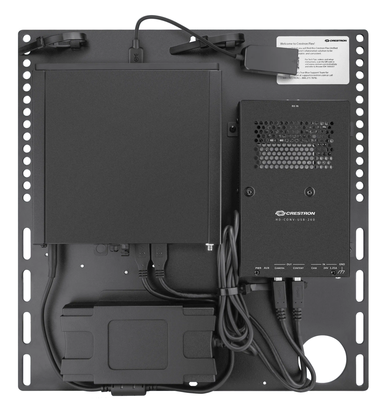 Crestron UC-CX100-T-GV Crestron Flex Advanced Video Conference System Integrator Kit for Microsoft Teams® Rooms, Government Version Video Conferencing Crestron