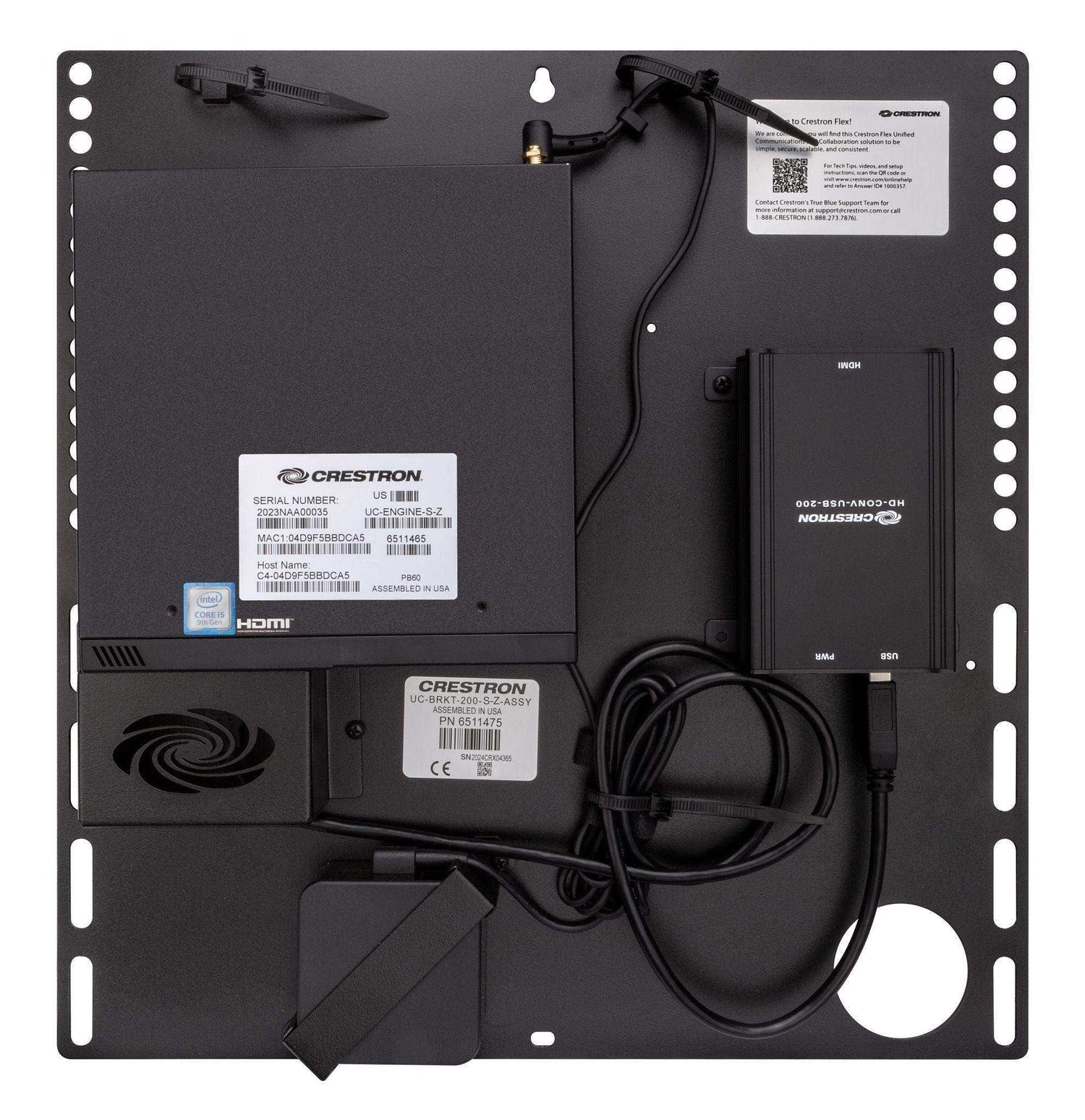 Crestron UC-ENGINE-BRKT-Z-UPGRD Flex Medium Room Upgrade Solution with Zoom Rooms® Software Video Conferencing Crestron