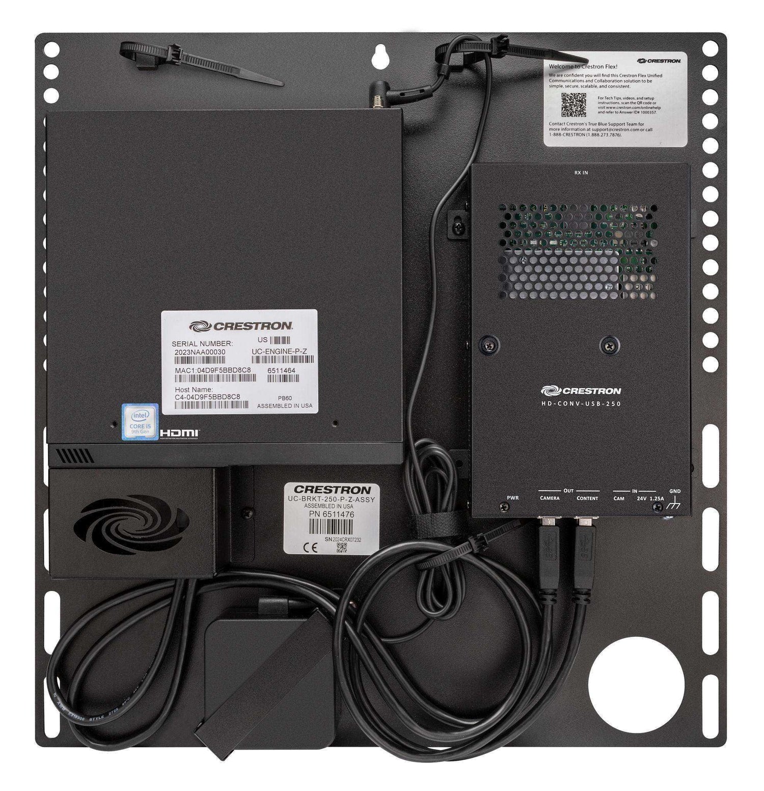 Crestron UC-ENGINE-BRKTX-Z-UPGRD Flex Advanced Medium Room Upgrade Solution with Zoom Rooms® Software Video Conferencing Crestron