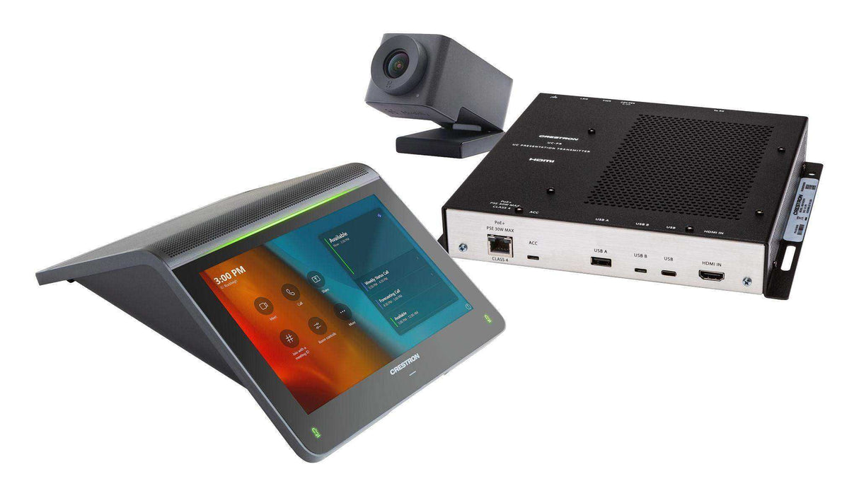 Crestron UC-MMX30-T Flex Advanced Tabletop Small Room Video Conference System for Microsoft Teams® Rooms Video Conferencing Crestron