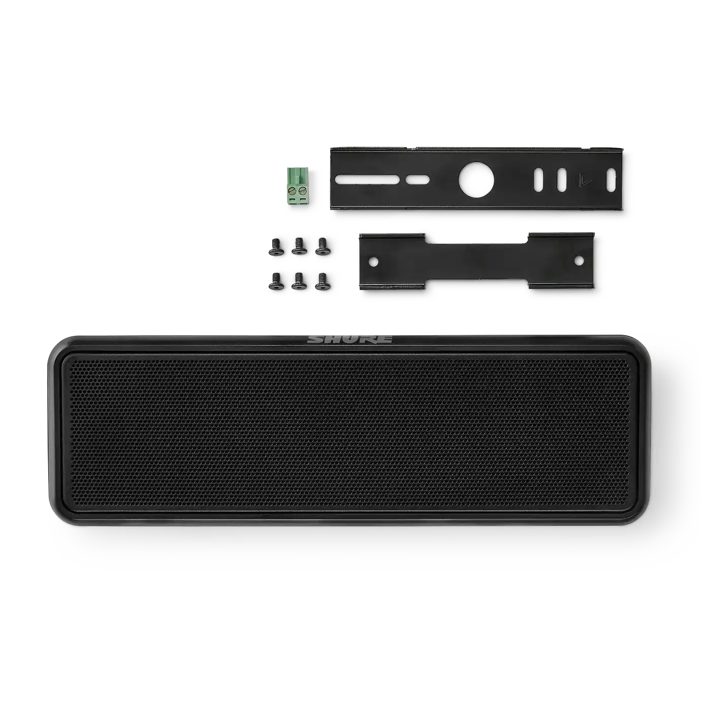 Shure MXP-3B Microflex Loudspeaker, wall mount, Black Speakers Shure