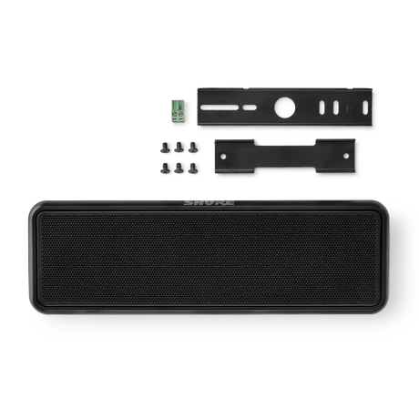 Shure MXP-3B Microflex Loudspeaker, wall mount, Black Speakers Shure