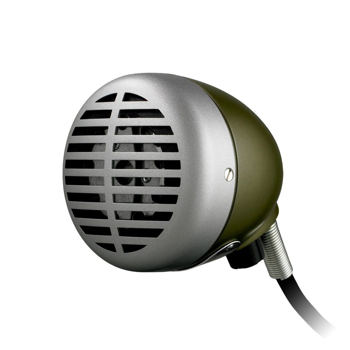 Shure 520DX Omnidirectional Dynamic with Volume Control High Z “The Green Bullet” for Harmonica Microphones Shure