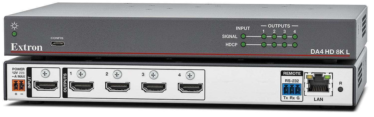 Extron DA4 HD 8K L Four Output 8K HDMI DA Video Transmitters Extron