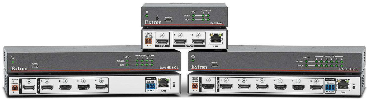 Extron DA4 HD 8K L Four Output 8K HDMI DA Video Transmitters Extron