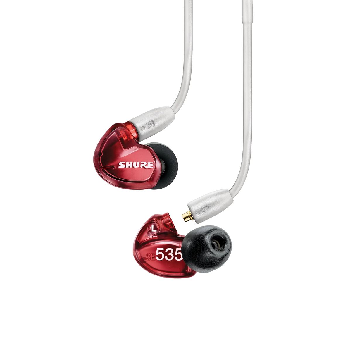 Shure SE535 LTD – Triple Driver Sound Isolating Earphones (Special Edition Red) Headphones Shure