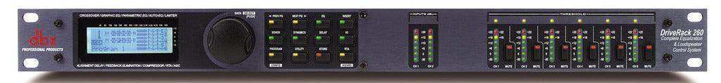 DBX DriveRack 260 2x6 Loudspeaker Management System - DBX260V Audio Signal Processing DBX