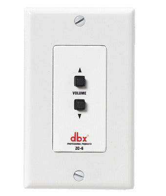 DBX ZC-6 Wall-Mounted Zone Controller - DBXZC6V Audio Signal Processing DBX
