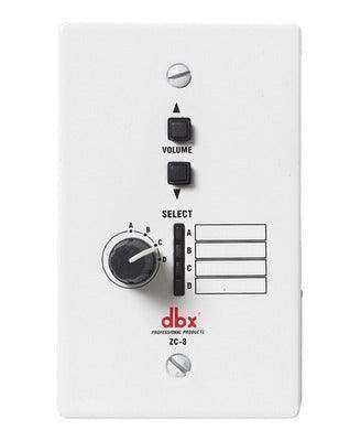 DBX ZC-8 Wall-Mounted Zone Controller - DBXZC8V Audio Signal Processing DBX
