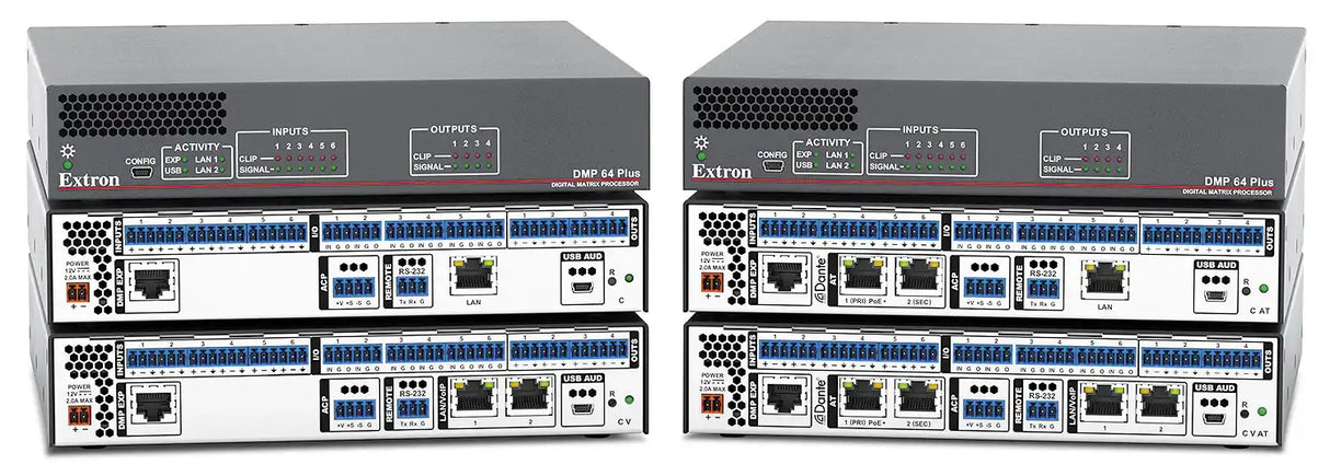 Extron DMP 64 Plus C V 6x4 Digital Matrix Processor w/ AEC and VoIP Room Control Extron