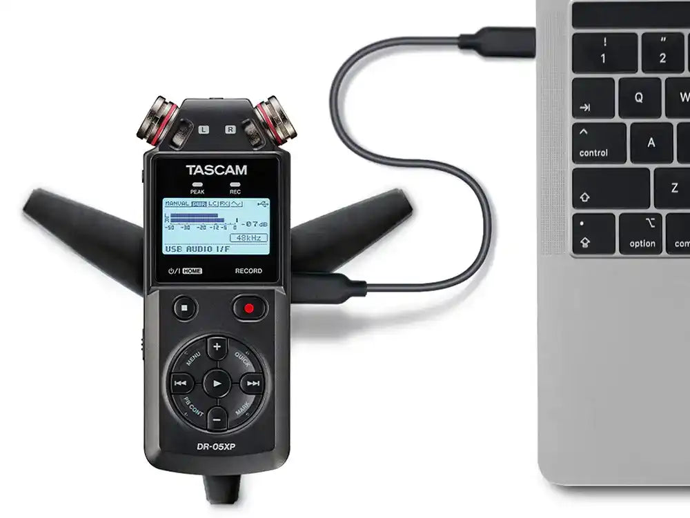Tascam DR-05XP 32-Bit Float Audio Recorder/USB Interface Audio Players & Recorders Tascam