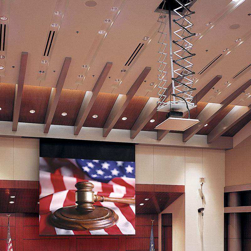 Draper 300278 SL12 Electric Projector 12 Foot Drop Scissor Lift Projector Mounts Draper