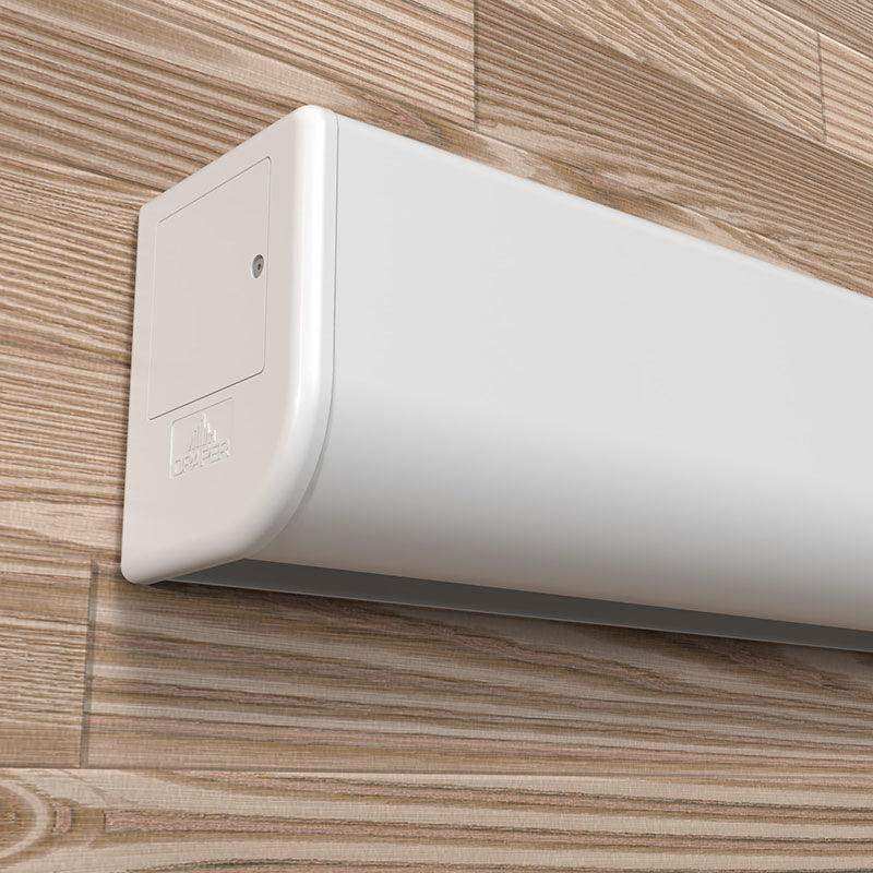 Draper Access E 94 inch 16:10 tab-tensioned ceiling-recessed electric projection screen