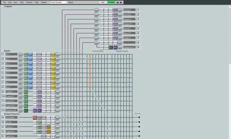 Extron DMP 128 12x8 ProDSP Processor Room Control Extron
