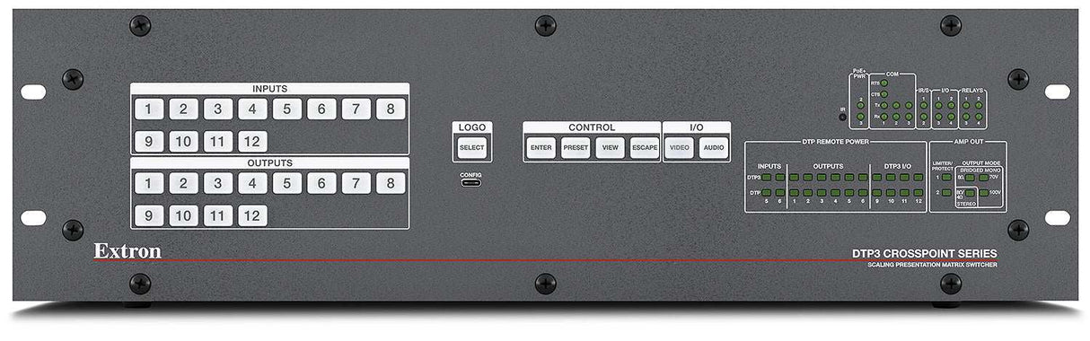 Extron DTP3 CrossPoint 884 IPCP A LL Control Processor and Amplifier, LL UI Upgrade Video Extron