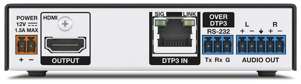 Extron DTP3 R 201 4K/60 HDMI DTP3 Receiver with Audio De-Embedding Video Extron