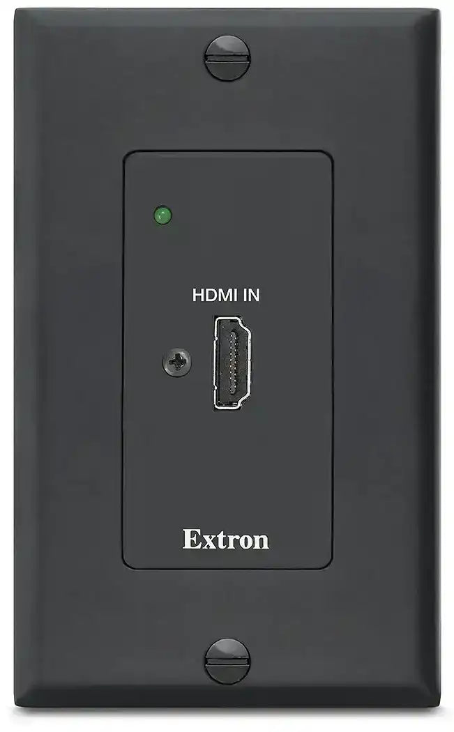 Extron DTP3 T 101 D HDMI 4K/60 Wallplate Tx, White - 330 feet (100 m) Video Extron