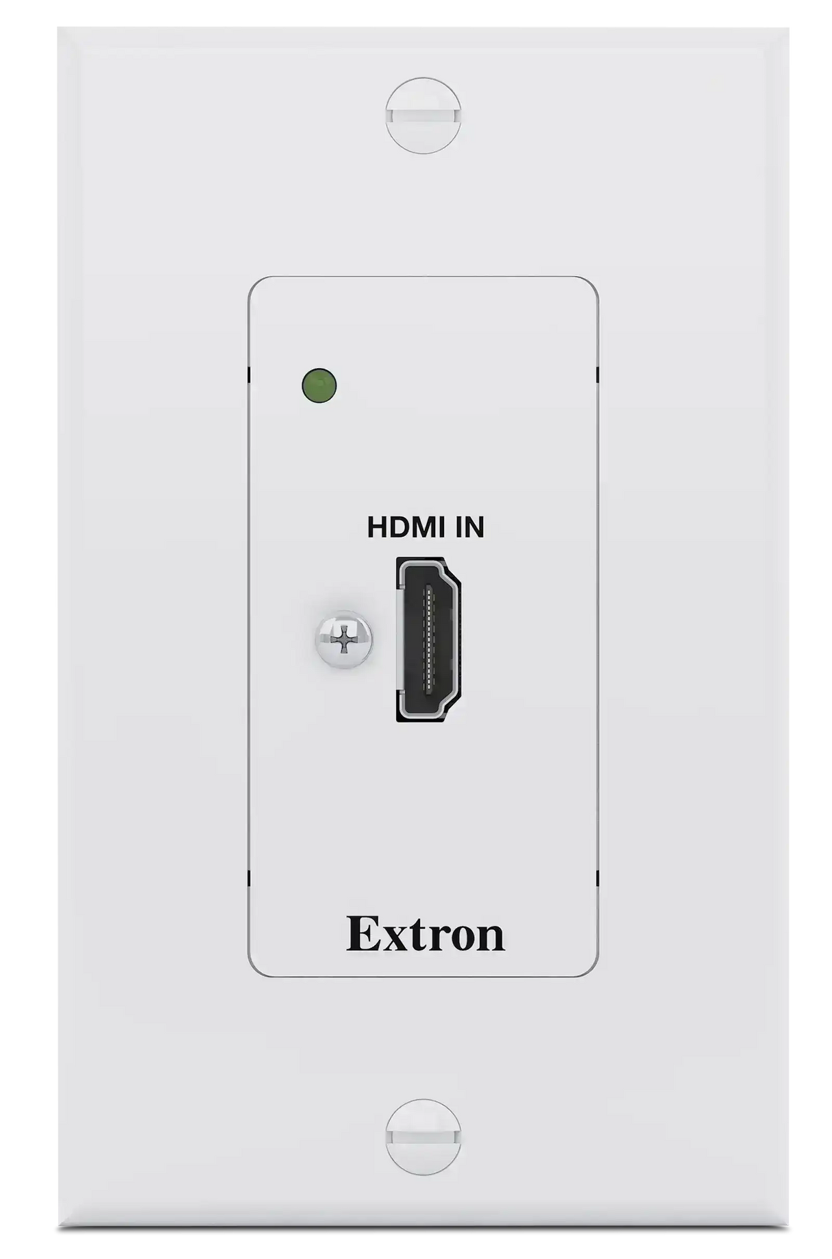 Extron DTP3 T 101 D HDMI 4K/60 Wallplate Tx, White - 330 feet (100 m) Video Extron