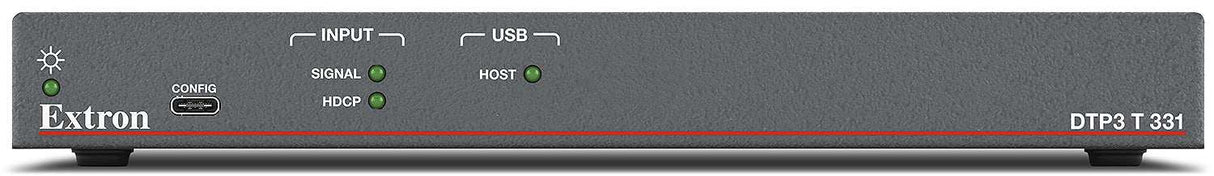 Extron DTP3 R 331 HDMI 4K/60 and USB Data Rx - 330 feet (100 m) - 60-2092-53 Room Control Extron