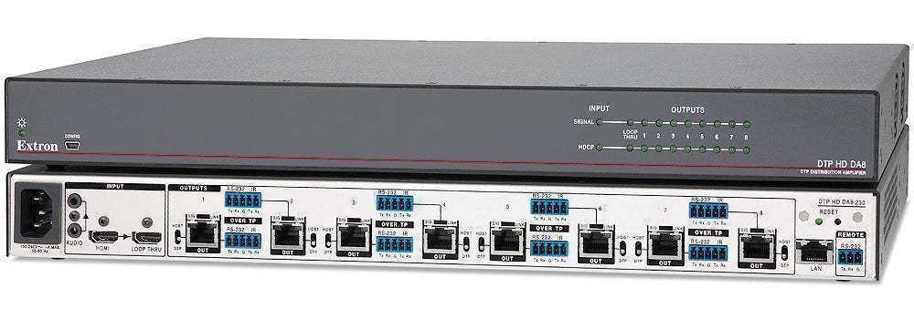 Extron DTP HD DA4 4K 330 HDMI to Four Output DTP DA - 330 feet (100 m) Video Transmitters Extron