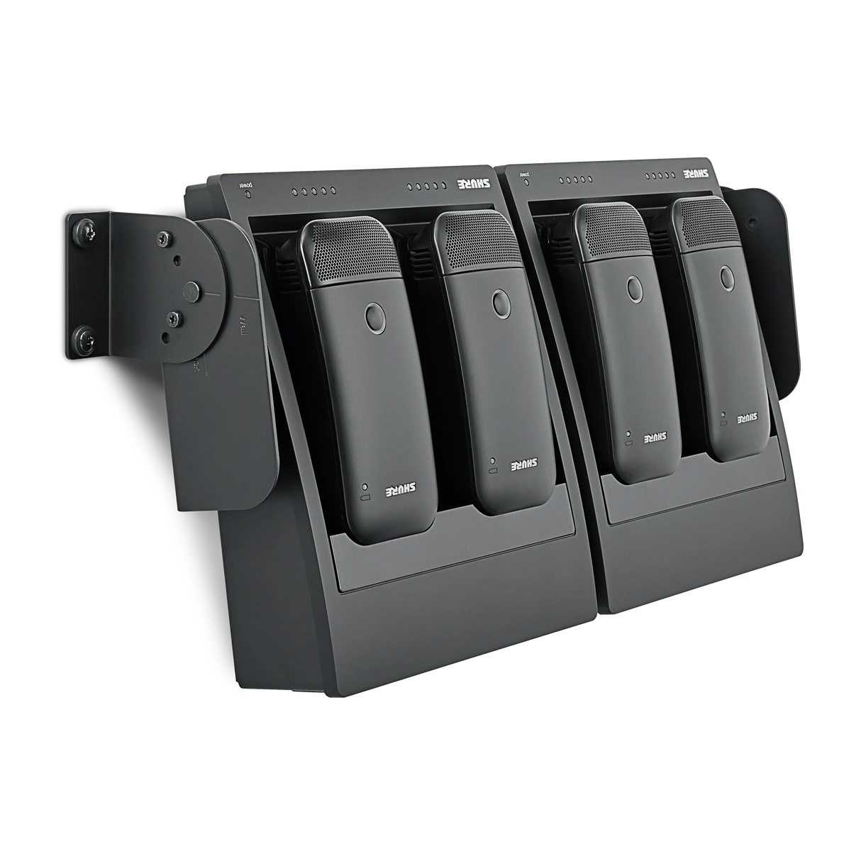 Shure SBC250 2-Bay Networked Charging Station (Global, No Power Supply) Battery Shure