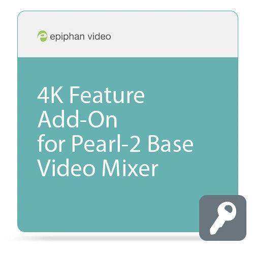 Epiphan 4K Feature Add-On for Pearl-2 Base Video Mixer Upgrade License Video Streaming Epiphan