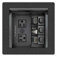 Extron Cable Cubby 500 Cable Access Enclosure Black-AC Module Not Included Collaboration Furniture Extron
