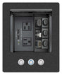 Extron Cable Cubby 500 Cable Access Enclosure Black w 3 Buttons-AC Module Not Included Collaboration Furniture Extron